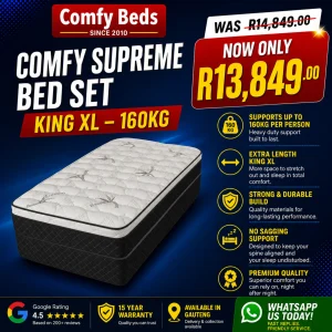 Comfy Supreme King XL Bed Set