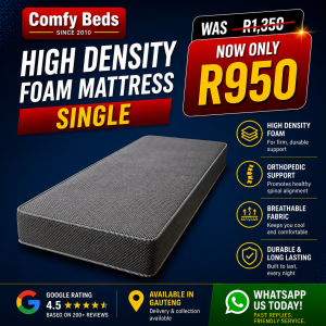 High Density Single Foam Mattress