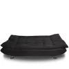 Sleeper Couch Black open 1