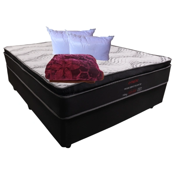 Posture Perfect Pillow Top Queen Winter Bed Set Combo