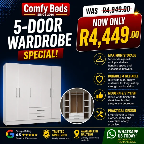 5-Door Wardrobe