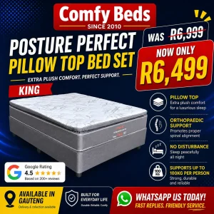 Posture Perfect Pillow Top Bed Set - King